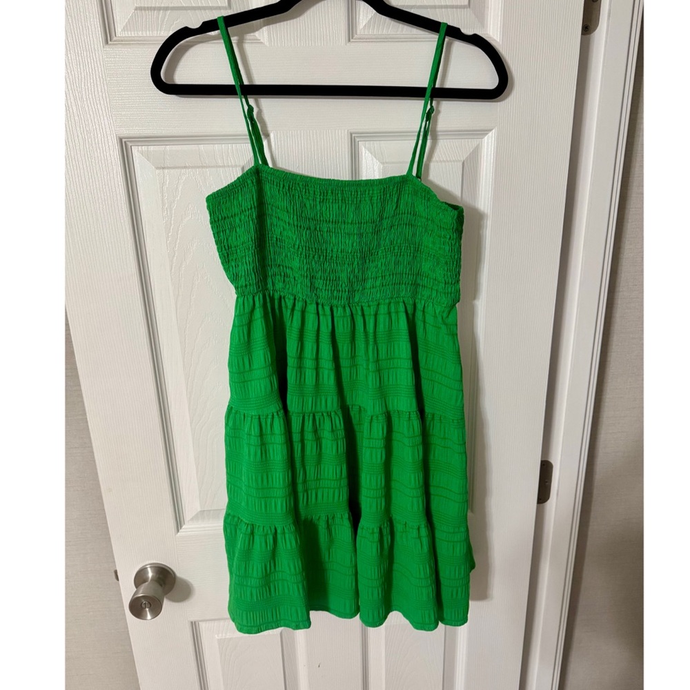 SHEIN Vibrant Green Strappy Dress
